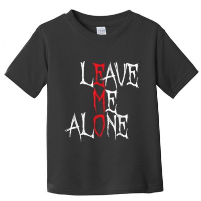 Leave Me Alone Emo Clothes Emocore Emo Music Fan Emo Toddler T-Shirt
