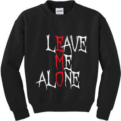 Leave Me Alone Emo Clothes Emocore Emo Music Fan Emo Kids Sweatshirt