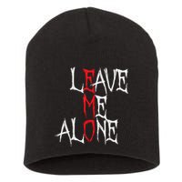 Leave Me Alone Emo Clothes Emocore Emo Music Fan Emo Short Acrylic Beanie