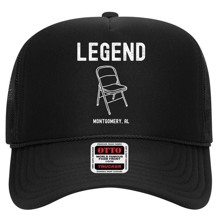 Legend Montgomery Alabama Riverfront Boat Brawl Chair High Crown Mesh Back Trucker Hat