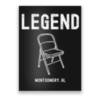 Legend Montgomery Alabama Riverfront Boat Brawl Chair Poster