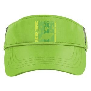 Lucky Mongoose Animal St Patrick's Day Irish Gift Adult Drive Performance Visor