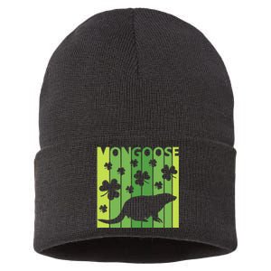 Lucky Mongoose Animal St Patrick's Day Irish Gift Sustainable Knit Beanie