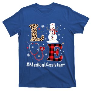 Love Medical Assistant Nurse Life Snow Christmas Nurse Gift T-Shirt