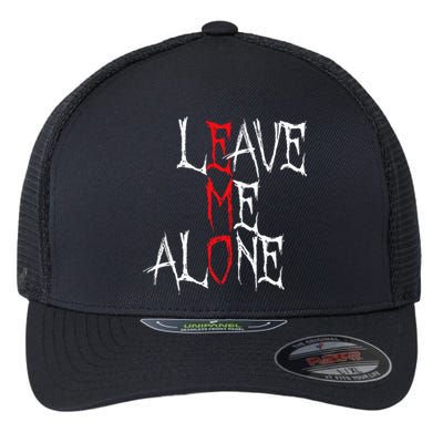 Leave Me Alone Emo Clothes Emocore Emo Music Fan Emo Flexfit Unipanel Trucker Cap