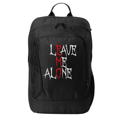 Leave Me Alone Emo Clothes Emocore Emo Music Fan Emo City Backpack
