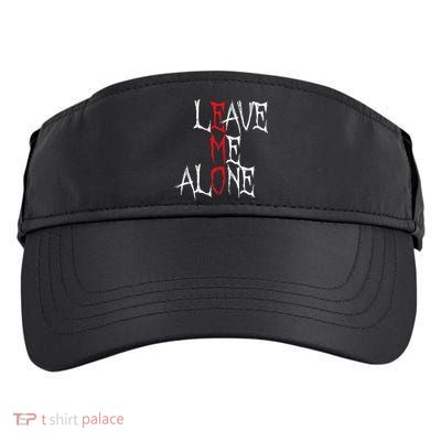 Leave Me Alone Emo Clothes Emocore Emo Music Fan Emo Adult Drive Performance Visor