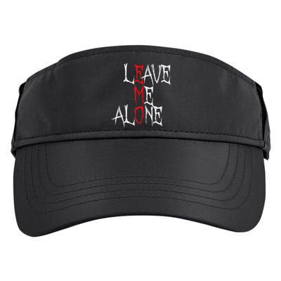 Leave Me Alone Emo Clothes Emocore Emo Music Fan Emo Adult Drive Performance Visor