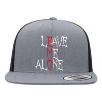 Leave Me Alone Emo Clothes Emocore Emo Music Fan Emo Flat Bill Trucker Hat