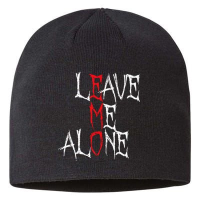 Leave Me Alone Emo Clothes Emocore Emo Music Fan Emo Sustainable Beanie