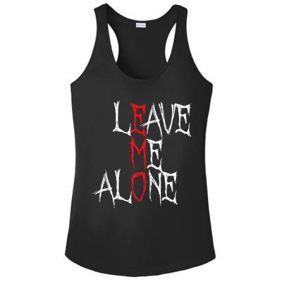 Leave Me Alone Emo Clothes Emocore Emo Music Fan Emo Ladies PosiCharge Competitor Racerback Tank