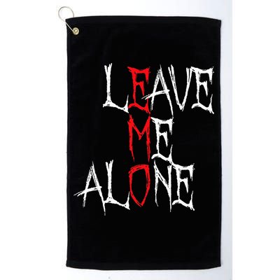 Leave Me Alone Emo Clothes Emocore Emo Music Fan Emo Golf Towel