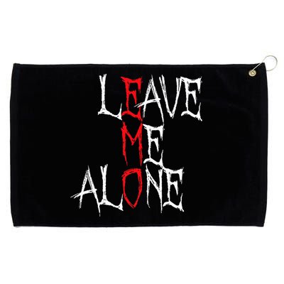 Leave Me Alone Emo Clothes Emocore Emo Music Fan Emo Grommeted Golf Towel