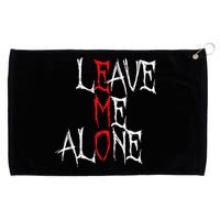 Leave Me Alone Emo Clothes Emocore Emo Music Fan Emo Grommeted Golf Towel