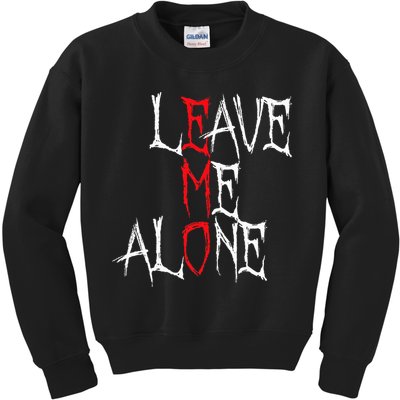 Leave Me Alone Emo Clothes Emocore Emo Music Fan Emo Kids Sweatshirt