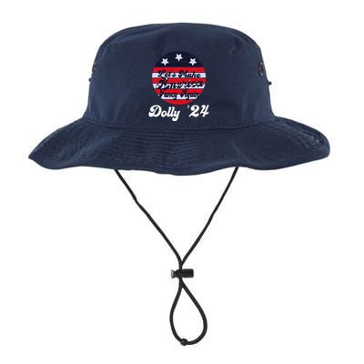 LetS Make America Fancy Again DollyS 24 Vintage Design Legacy Cool Fit Booney Bucket Hat