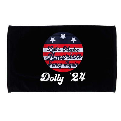 LetS Make America Fancy Again DollyS 24 Vintage Design Microfiber Hand Towel