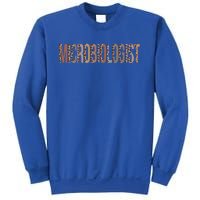 Leopard Microbiologist Appreciation Healthcare Workers Funny Gift Sweatshirt