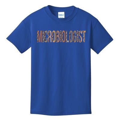 Leopard Microbiologist Appreciation Healthcare Workers Funny Gift Kids T-Shirt