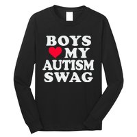 Love My Autism Swag Funny Autistic Girl Awareness Long Sleeve Shirt