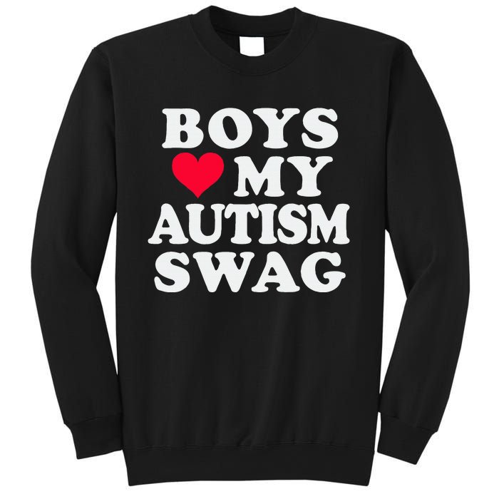 Love My Autism Swag Funny Autistic Girl Awareness Sweatshirt