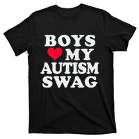 Love My Autism Swag Funny Autistic Girl Awareness T-Shirt