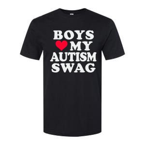 Love My Autism Swag Funny Autistic Girl Awareness Softstyle CVC T-Shirt