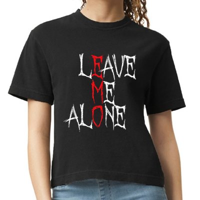 Leave Me Alone Emo Clothes Emocore Emo Music Fan Emo Comfort Colors Boxy T-Shirt