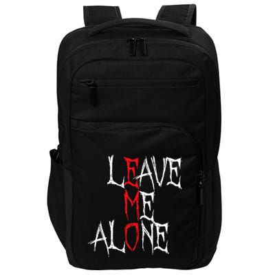 Leave Me Alone Emo Clothes Emocore Emo Music Fan Emo Impact Tech Backpack