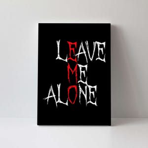 Leave Me Alone Emo Clothes Emocore Emo Music Fan Emo Canvas