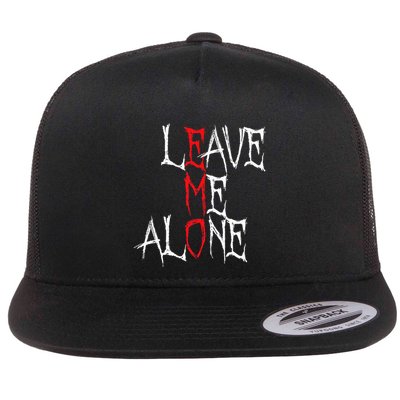 Leave Me Alone Emo Clothes Emocore Emo Music Fan Emo Flatbill Hat