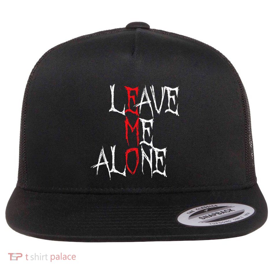 Leave Me Alone Emo Clothes Emocore Emo Music Fan Emo Flatbill Hat