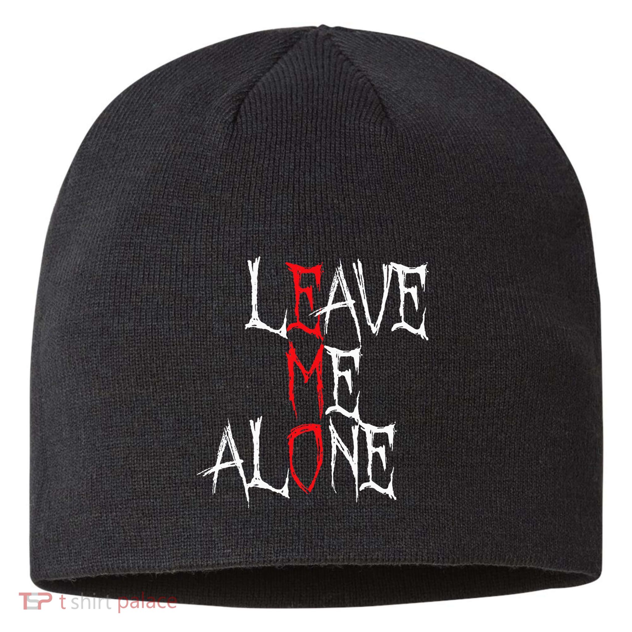 Leave Me Alone Emo Clothes Emocore Emo Music Fan Emo Sustainable Beanie