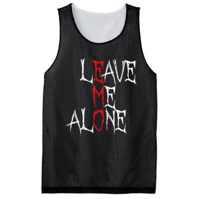 Leave Me Alone Emo Clothes Emocore Emo Music Fan Emo Mesh Reversible Basketball Jersey Tank