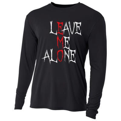 Leave Me Alone Emo Clothes Emocore Emo Music Fan Emo Cooling Performance Long Sleeve Crew