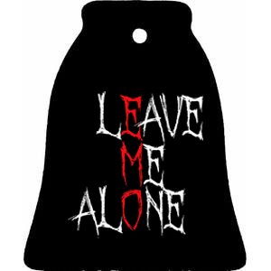 Leave Me Alone Emo Clothes Emocore Emo Music Fan Emo Ceramic Bell Ornament