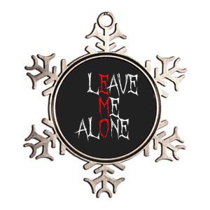 Leave Me Alone Emo Clothes Emocore Emo Music Fan Emo Metallic Star Ornament