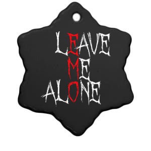 Leave Me Alone Emo Clothes Emocore Emo Music Fan Emo Ceramic Star Ornament