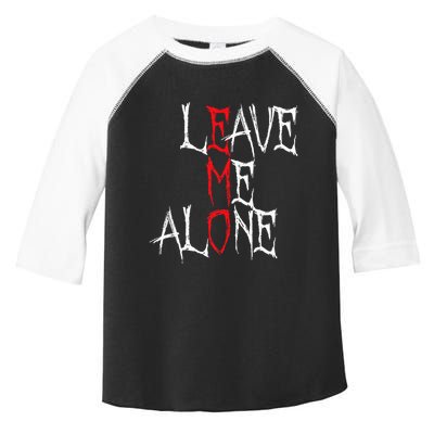 Leave Me Alone Emo Clothes Emocore Emo Music Fan Emo Toddler Fine Jersey T-Shirt