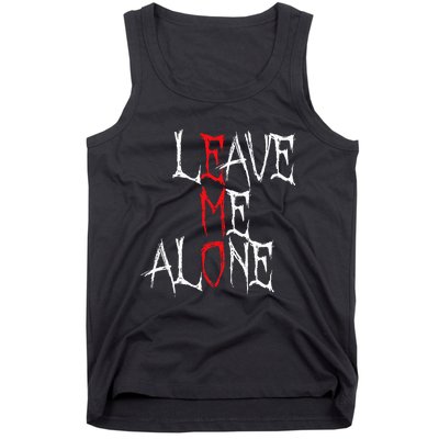 Leave Me Alone Emo Clothes Emocore Emo Music Fan Emo Tank Top