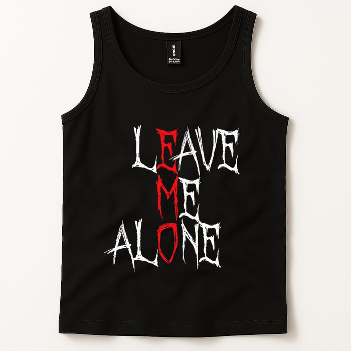 Leave Me Alone Emo Clothes Emocore Emo Music Fan Emo Tank Top