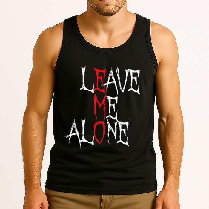 Leave Me Alone Emo Clothes Emocore Emo Music Fan Emo Tank Top
