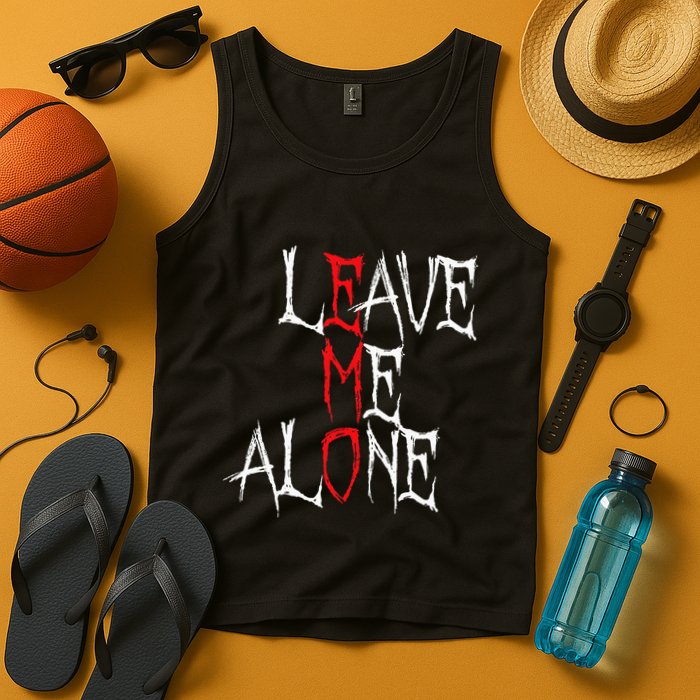 Leave Me Alone Emo Clothes Emocore Emo Music Fan Emo Tank Top