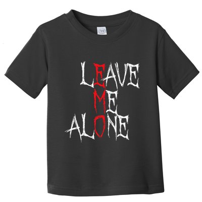 Leave Me Alone Emo Clothes Emocore Emo Music Fan Emo Toddler T-Shirt