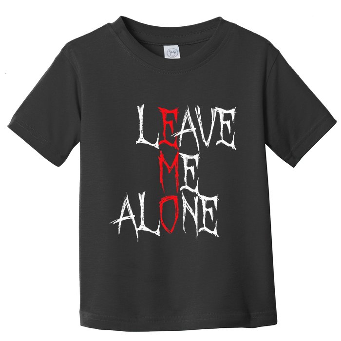 Leave Me Alone Emo Clothes Emocore Emo Music Fan Emo Toddler T-Shirt