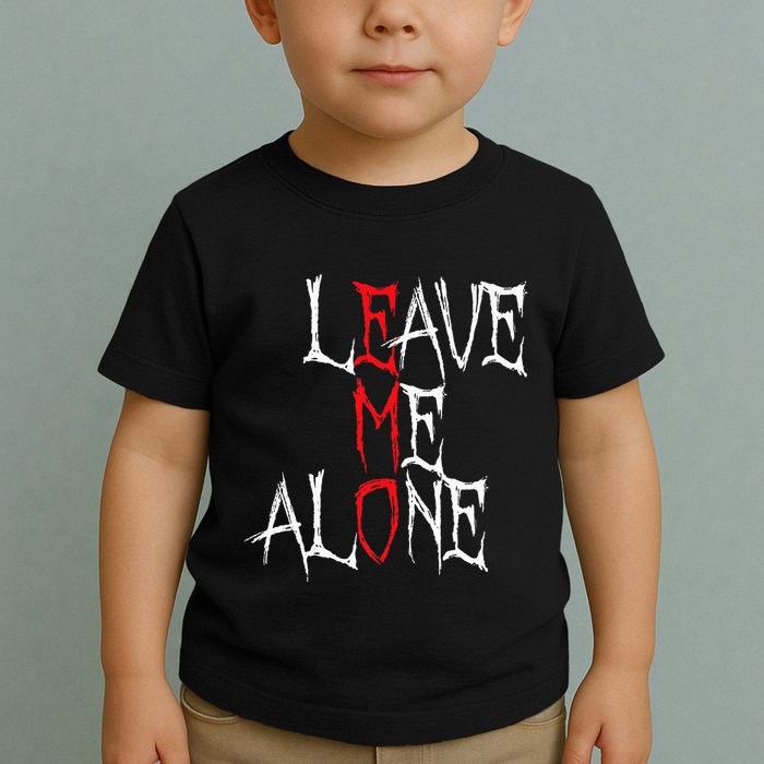 Leave Me Alone Emo Clothes Emocore Emo Music Fan Emo Toddler T-Shirt