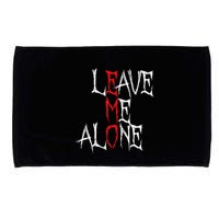Leave Me Alone Emo Clothes Emocore Emo Music Fan Emo Microfiber Hand Towel