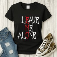 Leave Me Alone Emo Clothes Emocore Emo Music Fan Emo Womens T-Shirt