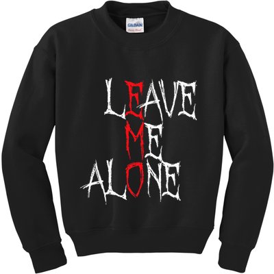 Leave Me Alone Emo Clothes Emocore Emo Music Fan Emo Kids Sweatshirt