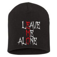 Leave Me Alone Emo Clothes Emocore Emo Music Fan Emo Short Acrylic Beanie